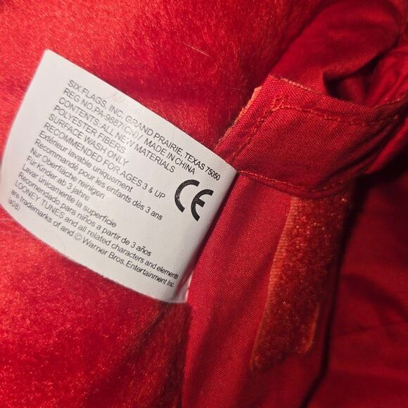 Looney Tunes Gossamer Plush Hat Six Flags Exclusive Great America - Picture 10 of 12